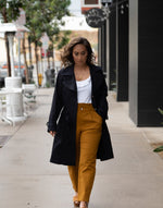 ‘Benison’ Indigo Denim Trench Coat